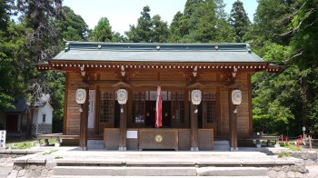 伊佐須美神社仮本堂