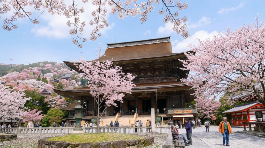 吉野山の金峯山寺